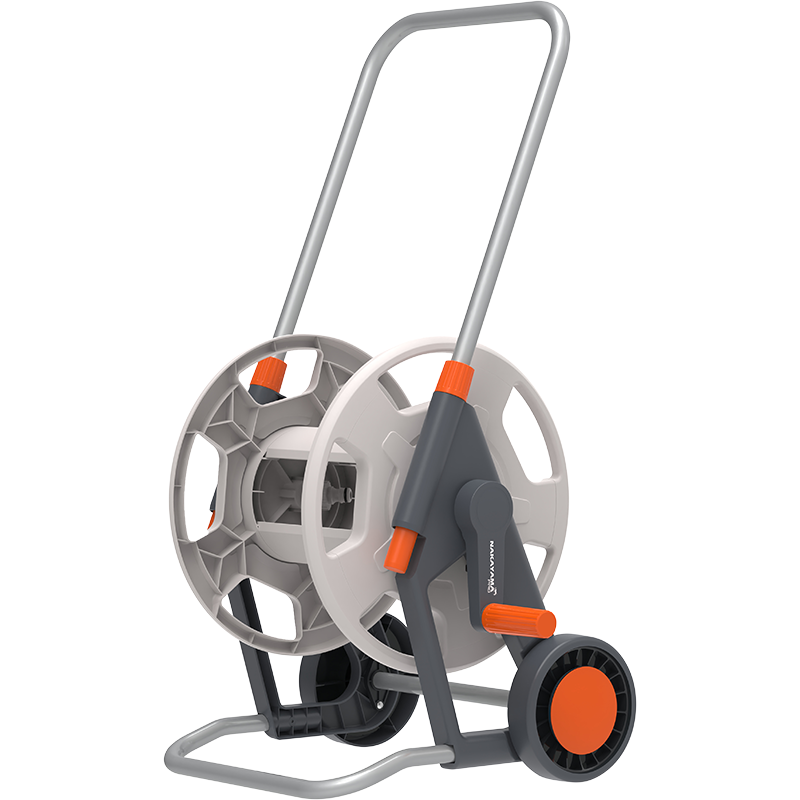 Ανέμη Λάστιχου Ποτίσματος Τροχήλατη, Με Τηλεσκοπική Λαβή, Max. 60m 1/2”, NAKAYAMA Pro GH9165