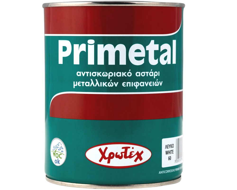 Primetal Αντισκωριακό αστάρι μετάλλου Χρωτέχ