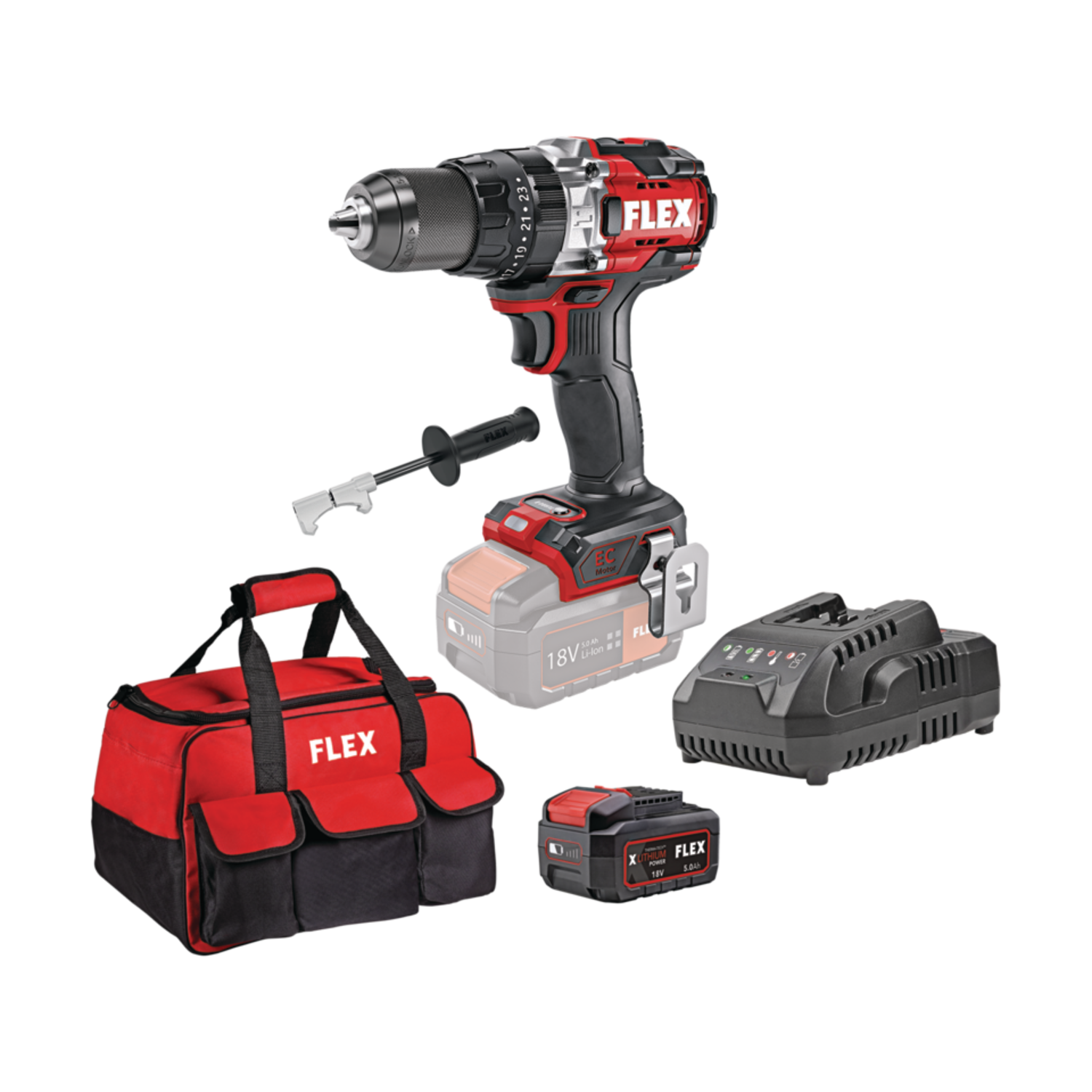 ΚΡΟΥΣΤΙΚΟ ΔΡΑΠΑΝΟΚΑΤΣΑΒΙΔΟ ΜΠΑΤΑΡΙΑΣ PD 2G 18.0-EC HD/5.0 Set