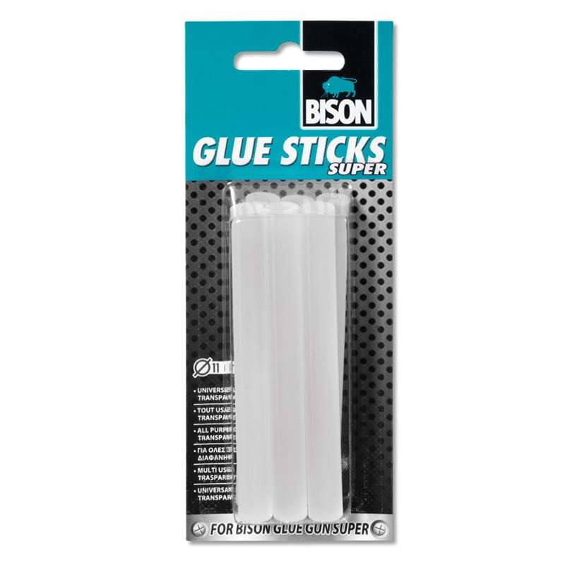 GLUE STICKS ΔΙΑΦΑΝΑ 12Χ7MM BLISTER BISON