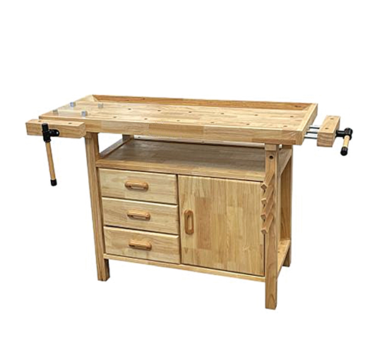 ΠΑΓΚΟΣ ΞΥΛΙΝΟΣ ΜΕ 2 ΜΕΓΓΕΝΕΣ 3 ΣΥΡΤΑΡΙΑ ΚΑΙ ΝΤΟΥΛΑΠΙ L1380 x W620 x H860 mm