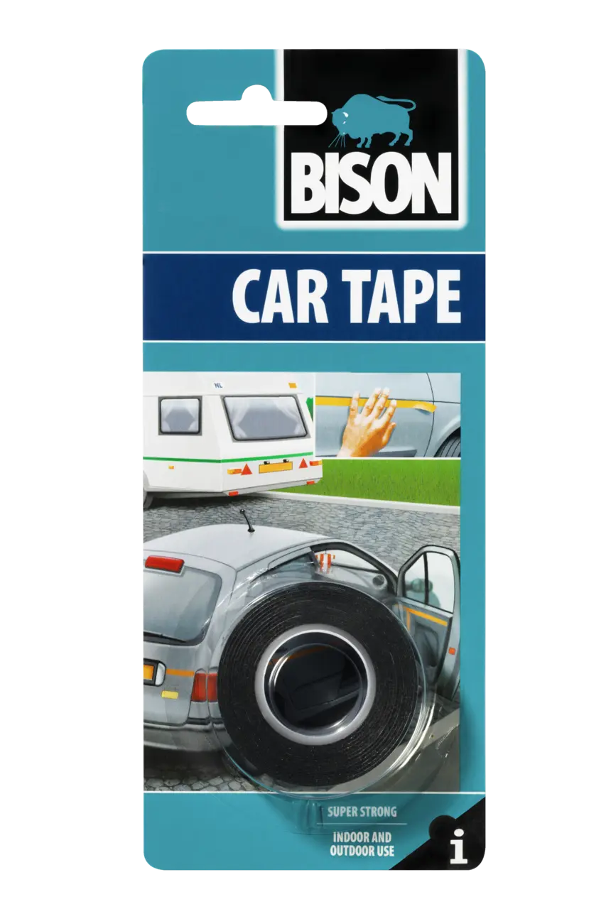 CAR TAPE ΤΑΙΝΙΑ ΔΙΠΛΗΣ ΟΨΗΣ 1,5MX19MM BLISTER BISON