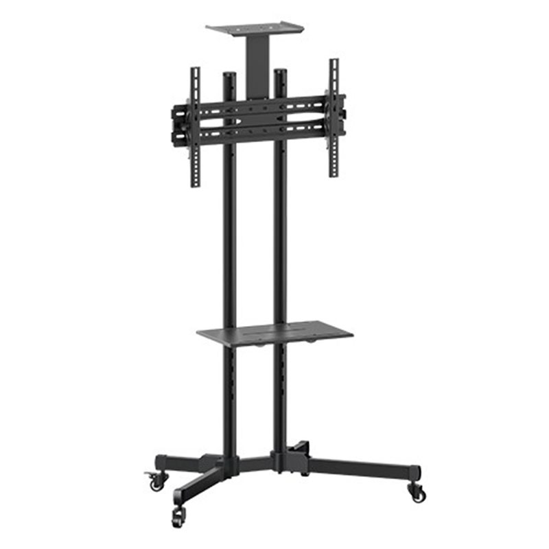 BORMANN BTV1300 Βάση Τηλεόρασης Επιδαπέδια,Τροχήλατη 26''-60'',50Kg,με Ράφι