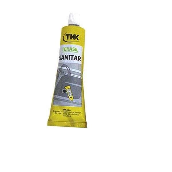 ΣIΛIKONH 10T.SANITARY ΛEYKH ΣΩΛHNAPIO TEKASIL 60ML