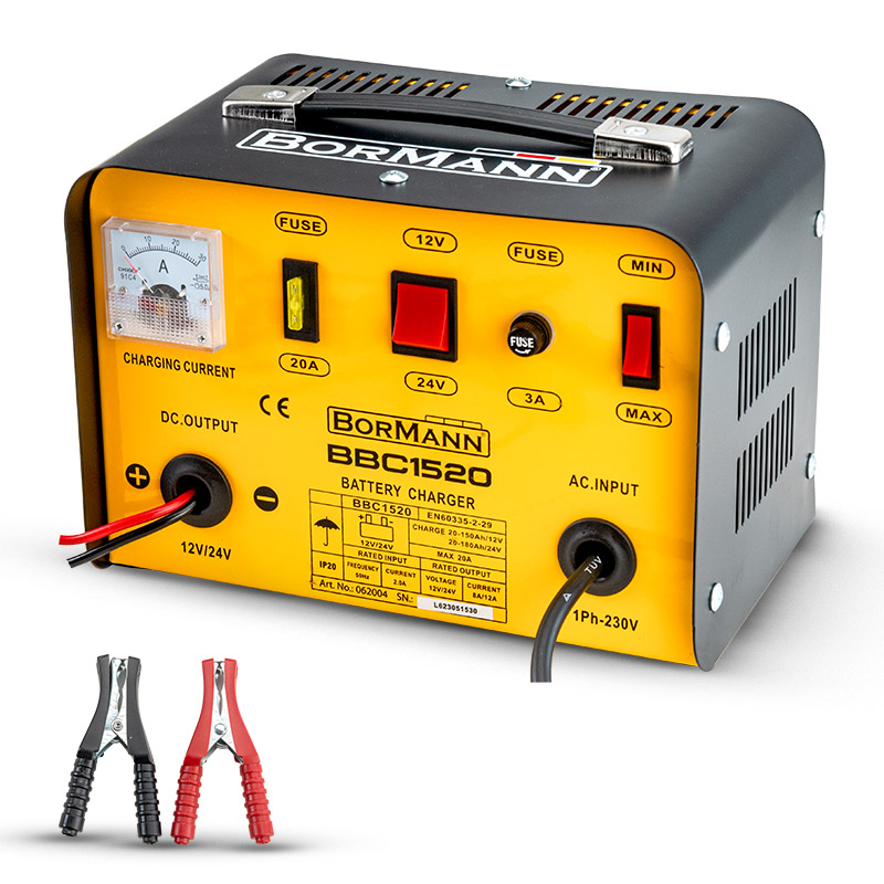 BORMANN BBC1520 Φορτιστής Μπαταριών 12/24V,Max 20A