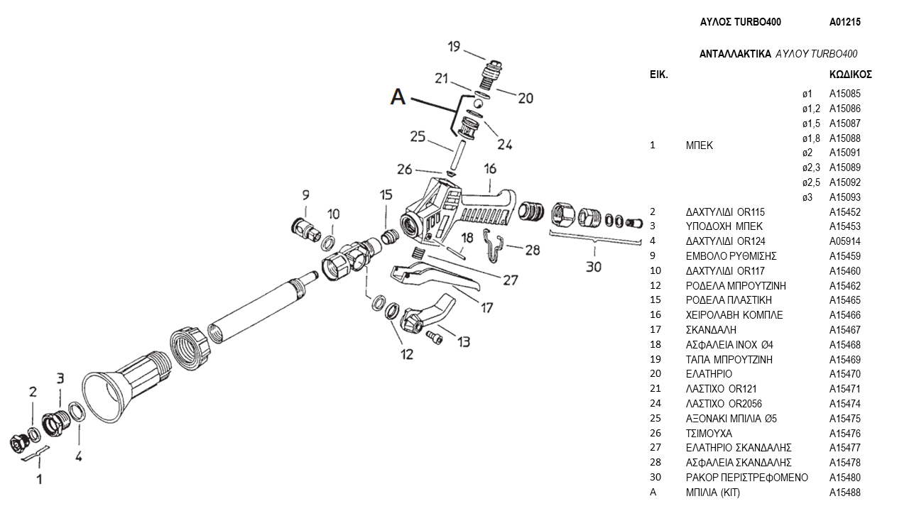 ΛΑΣΤΙΧΟ OR121 ΑΥΛΟΥ TURBO400 - code A15471