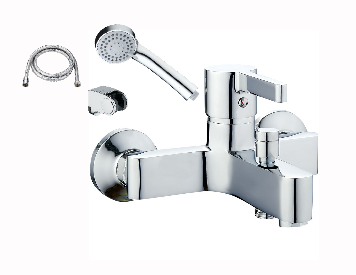 BORMANN BTW3380 Μπαταρία Μπάνιου Violet, 35mm, Αναμεικτική, 1120G, Με Σετ Ντους