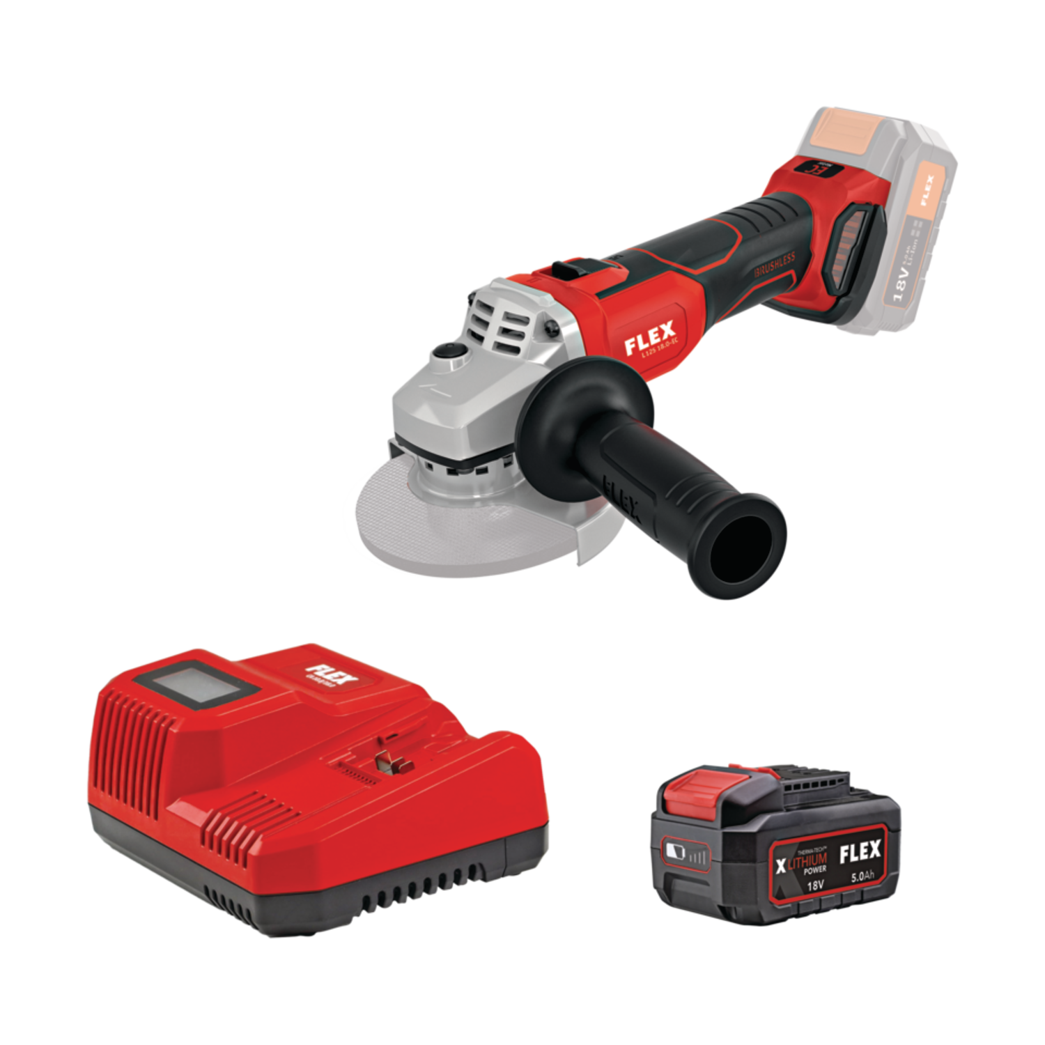 ΓΩΝΙΑΚΟΣ ΤΡΟΧΟΣ ΜΠΑΤΑΡΙΑΣ L 125 18.0-EC/ 5.0 Set