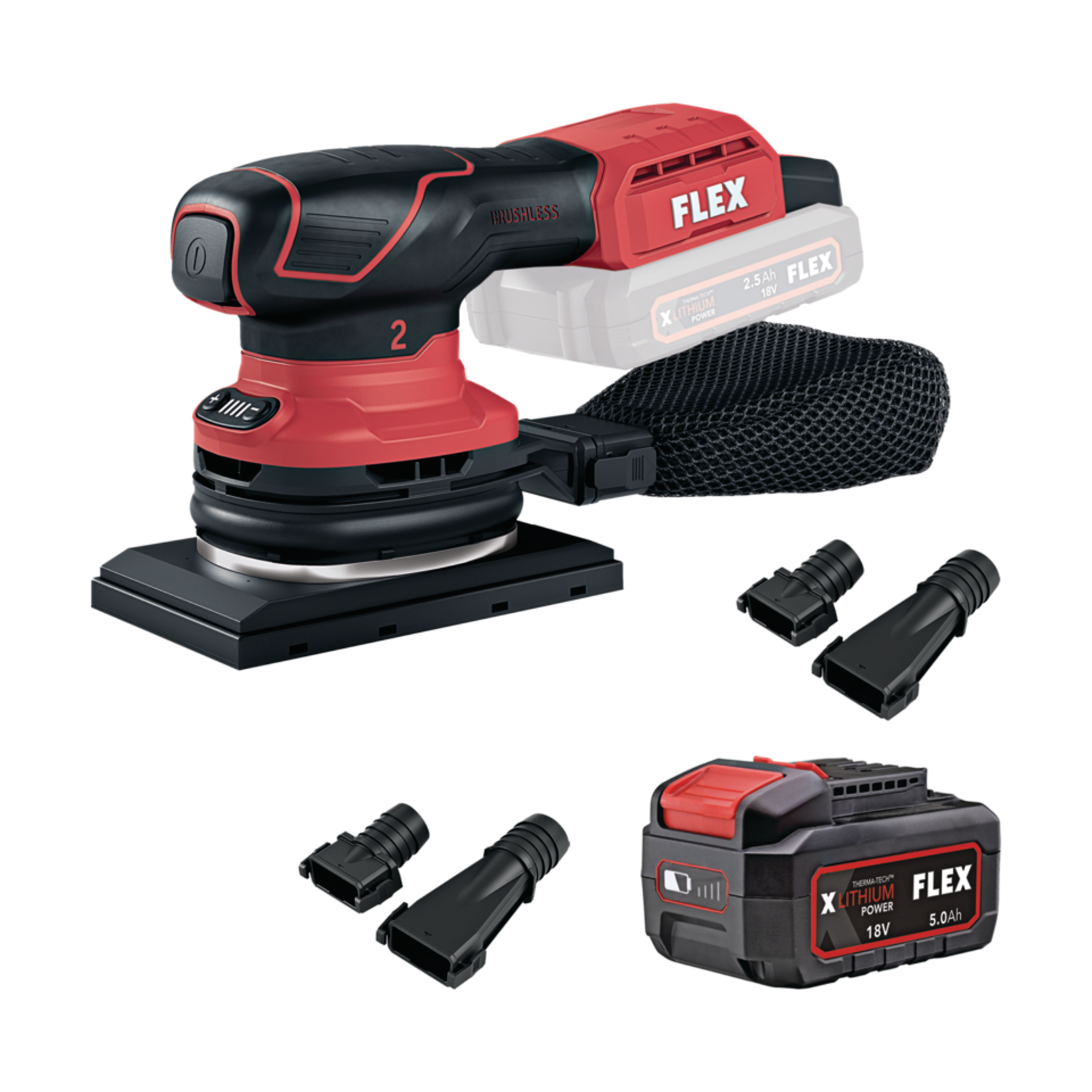 ΠΑΛΜΙΚΟ ΤΡΙΒΕΙΟ ΜΠΑΤΑΡΙΑΣ OSE 2-80 18-EC/ 5.0Ah