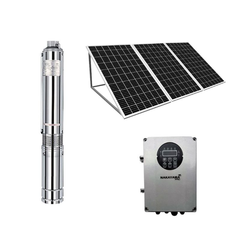 NAKAYAMA Pro NP2230 Αντλία Νερού με Φωτοβολταικό 96V,750W,Μέγιστο Μανομετρικό 95m,Σετ 3 Πάνελ 1650W