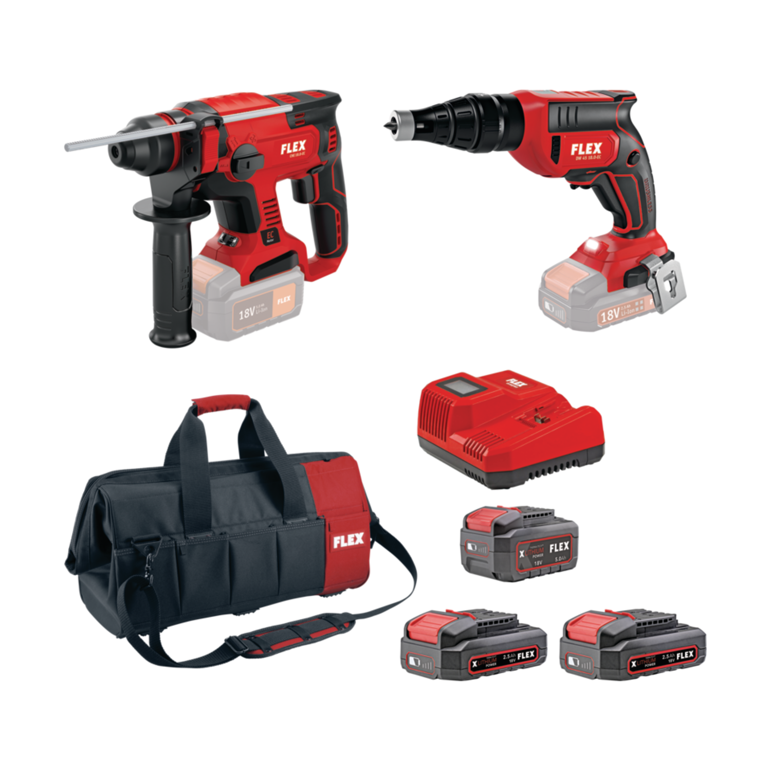 ΣΕΤ - ΚΑΤΣΑΒΙΔΙ ΓΥΨΟΣΑΝΙΔΑΣ & ΠΕΡΙΣΤΡΟΦΙΚΟ ΠΙΣΤΟΛΕΤΟ ΜΠΑΤΑΡΙΑΣ FLEX PACK CF7