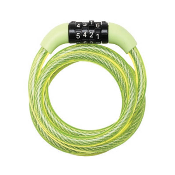 Λουκέτο συνδυασμού με συρματόσχοινο ποδηλάτου 1.2m Φ8mm