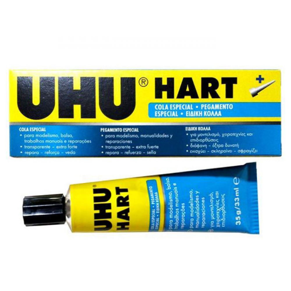 ΚΟΛΛΑ ΜΟΝΤΕΛΙΣΜΟΥ HART 33ML/35GR BLISTER UHU