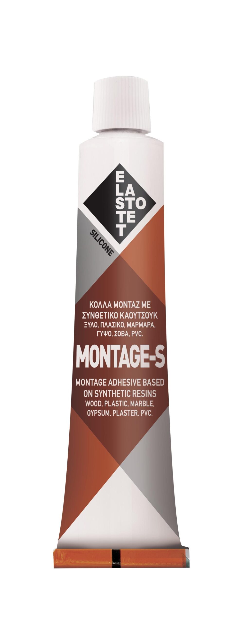 MONTAZOKOΛΛA ENOΣ ΣYΣTATIKOY, ΔIAΛYTOY  MONTAGE S 20TEM. ΣΩΛHNAPIO 80ML ΔIAΦANH