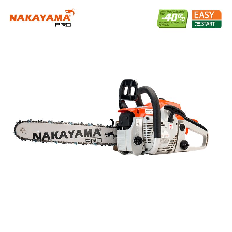 Αλυσοπρίονο Βενζίνης 2Hp, 39.6cc, NAKAYAMA Pro PC4100