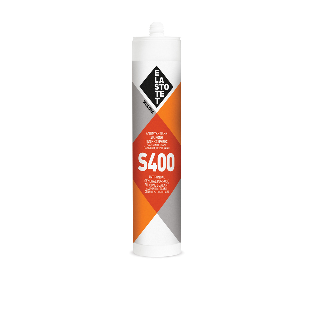 ELASTOTET S400 ΣΙΛΙΚΟΝΗ ΓΕΝΙΚΗΣ ΧΡΗΣΗΣ 280ml - ΛΕΥΚΟ-ΧΡΩΜΑ