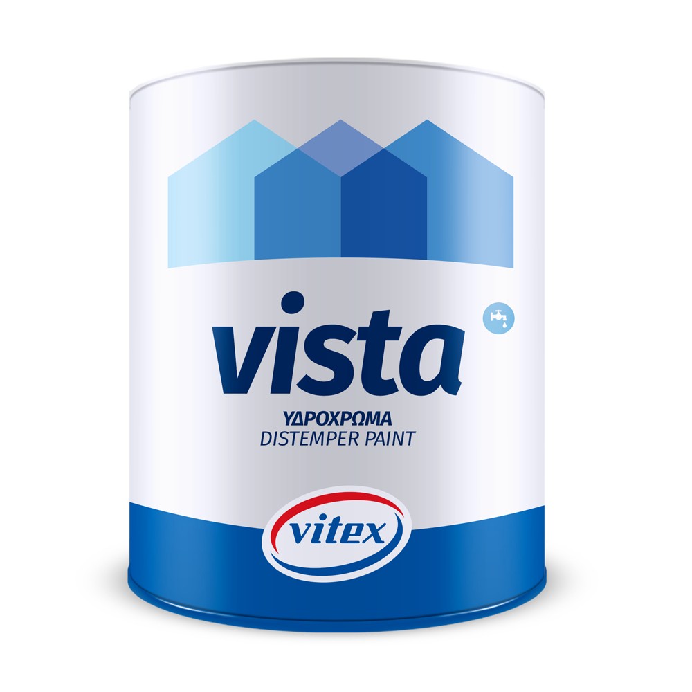 VISTA ΥΔΡΟΧΡΩΜΑ ΛΕΥΚΟ 9lt. Vitex