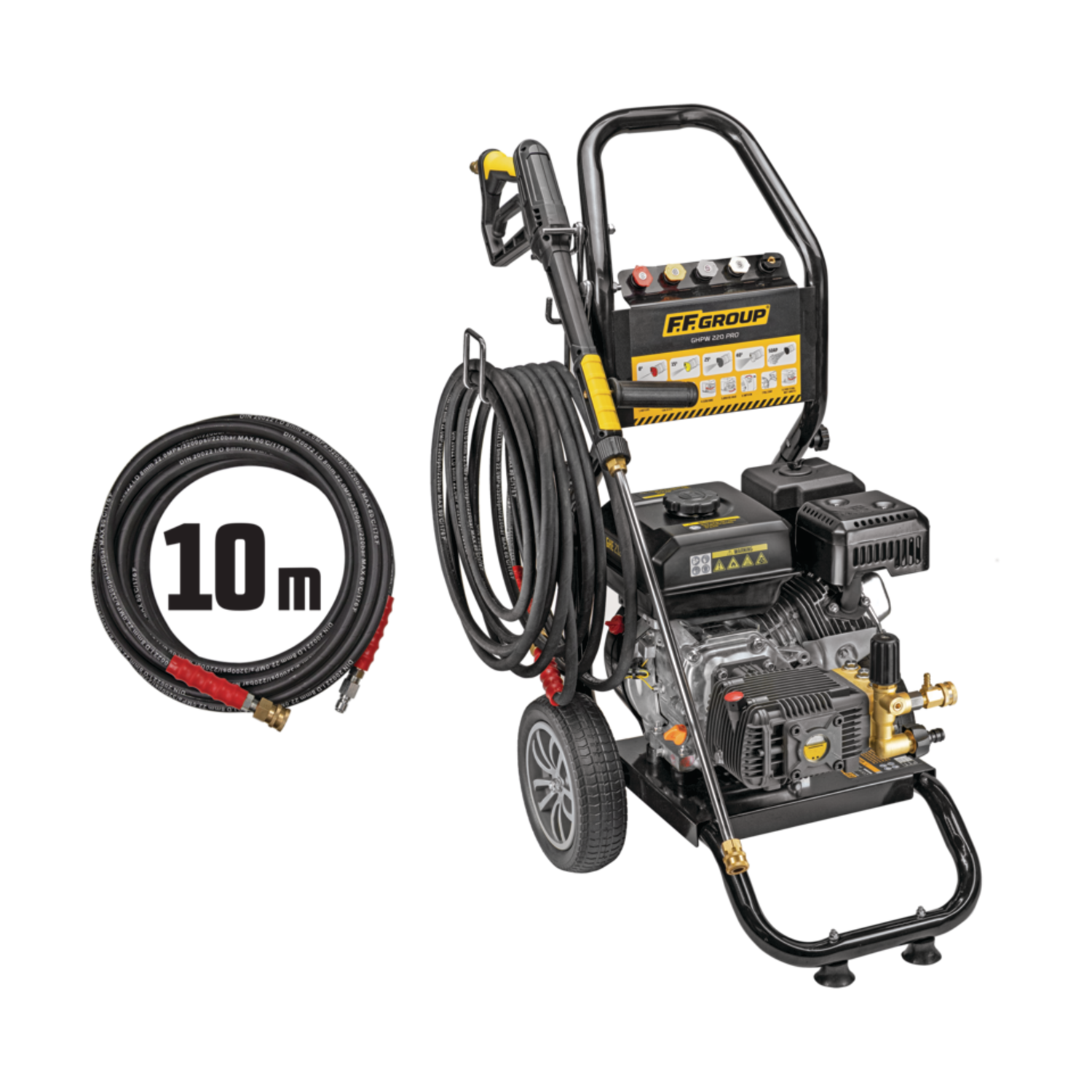 ΠΛΥΣΤΙΚΟ ΜΗΧΑΝΗΜΑ ΥΨΗΛΗΣ ΠΙΕΣΗΣ ΚΡΥΟΥ ΝΕΡΟΥ, ΒΕΝΖΙΝΗΣ GHPW 220 PRO