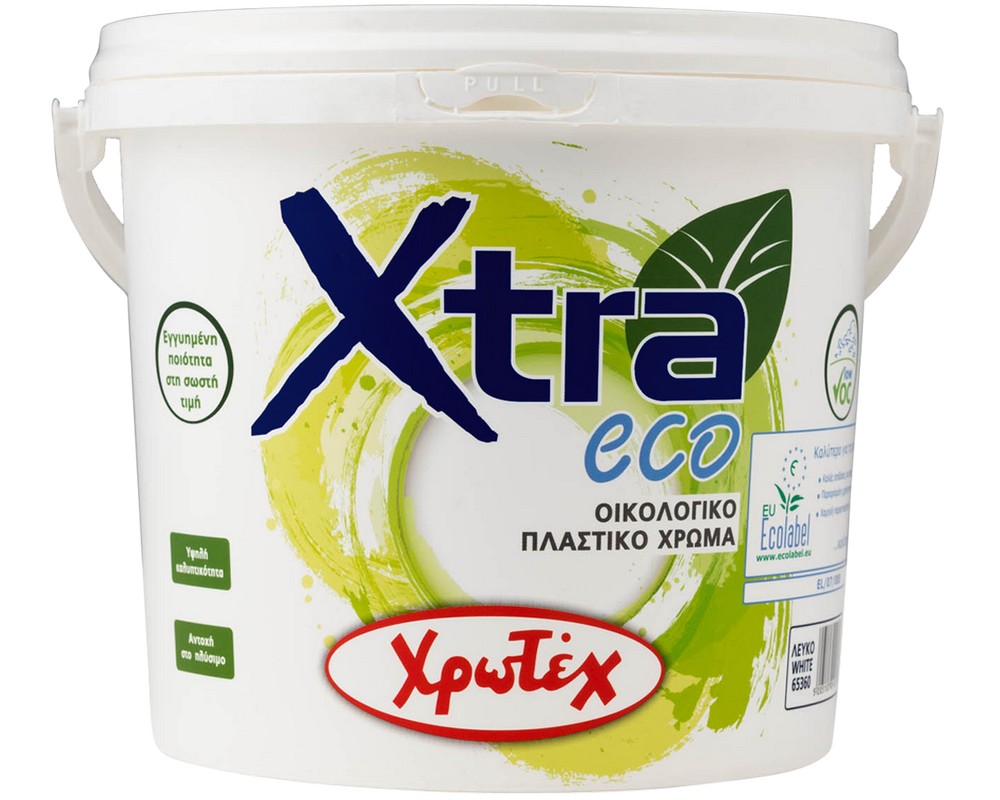 XTRA ECO 9Lt Πλαστικό χρώμα Χρωτέχ